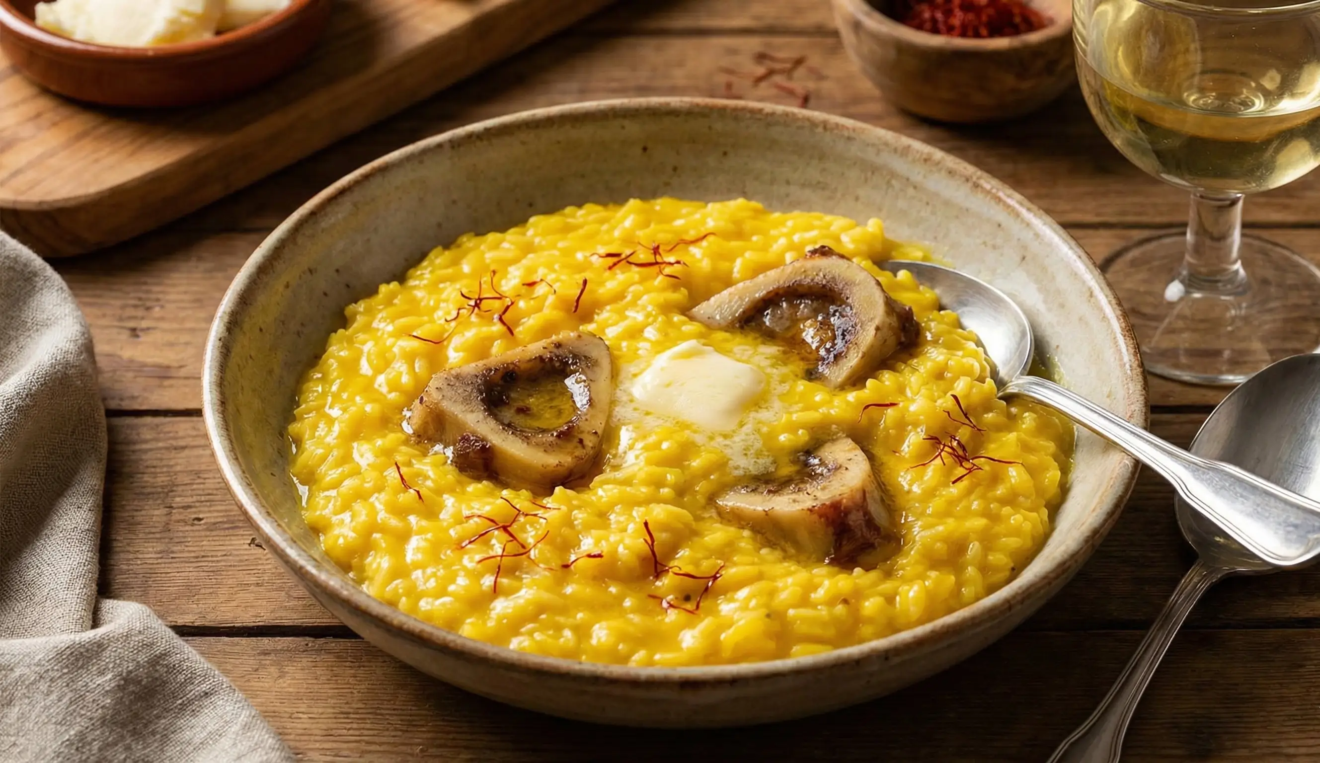 Miglior risotto giallo Milano con pistilli di zafferano