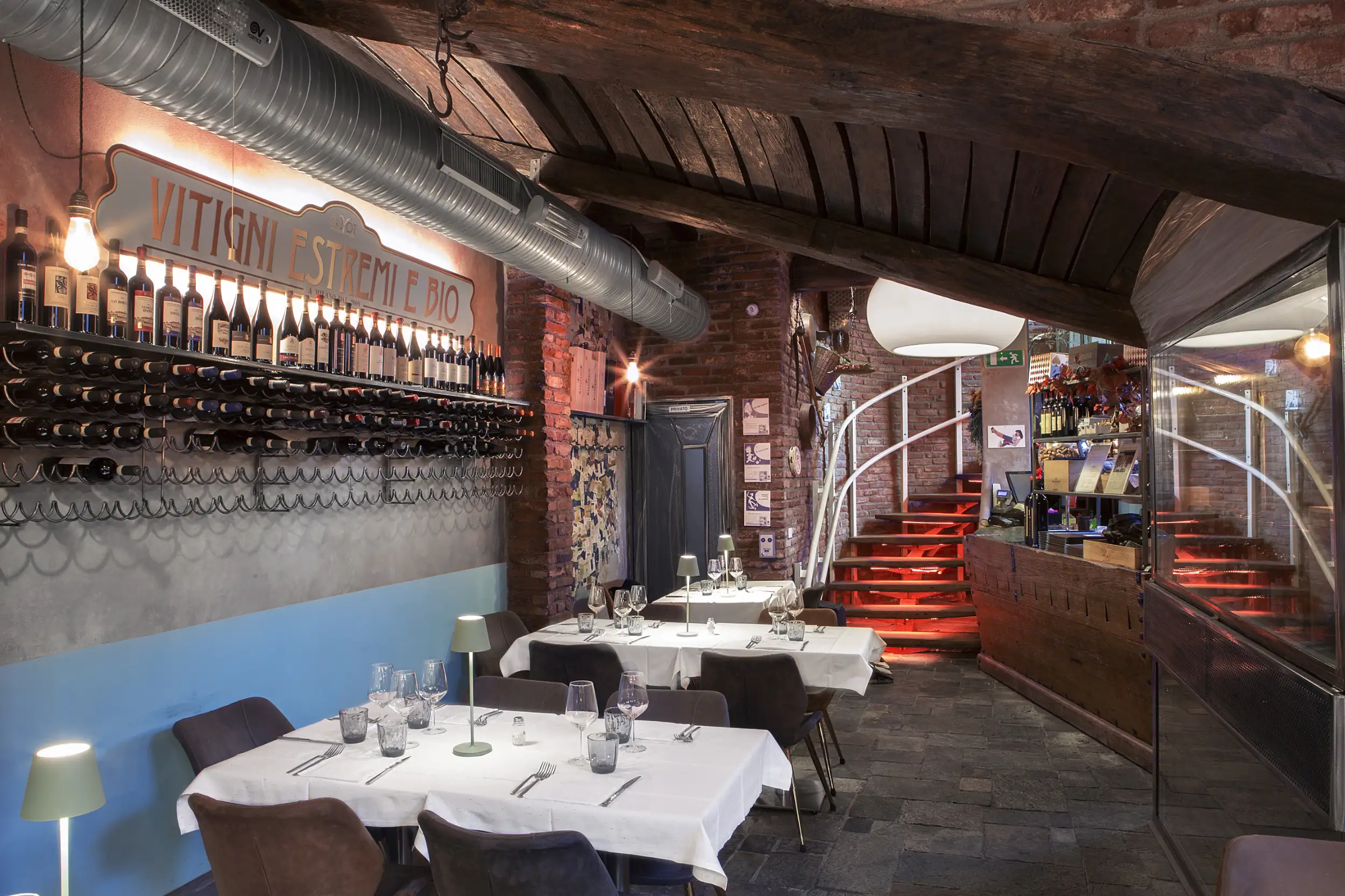 Dettaglio cantina vini e atmosfera